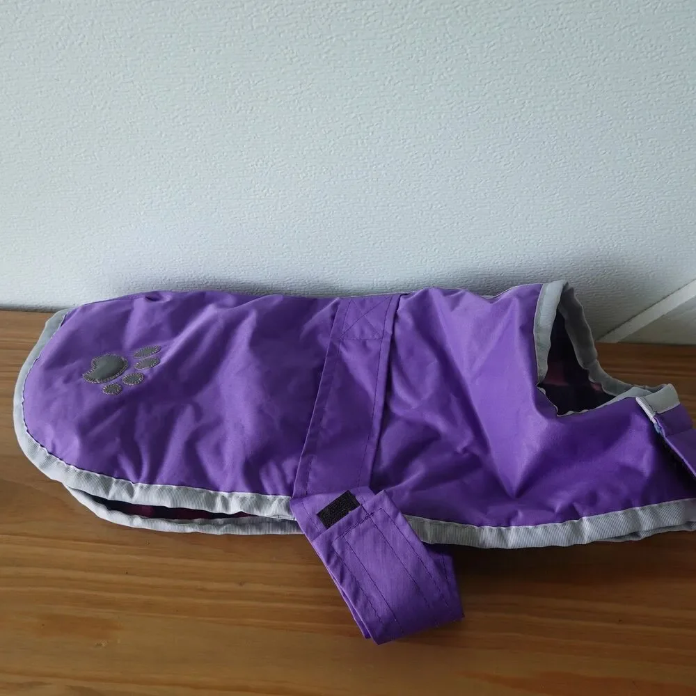 Purple Zack & Zoey Reversible Nor’easter Blanket Coat Jacket Size M